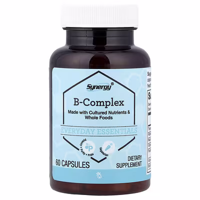 Vitacost, Synergy, B-Complex, вітамін групи В, 60 капсул